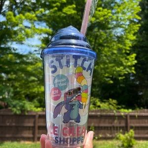 🩵💙 Disney stitch Tumbler ice cream cup new